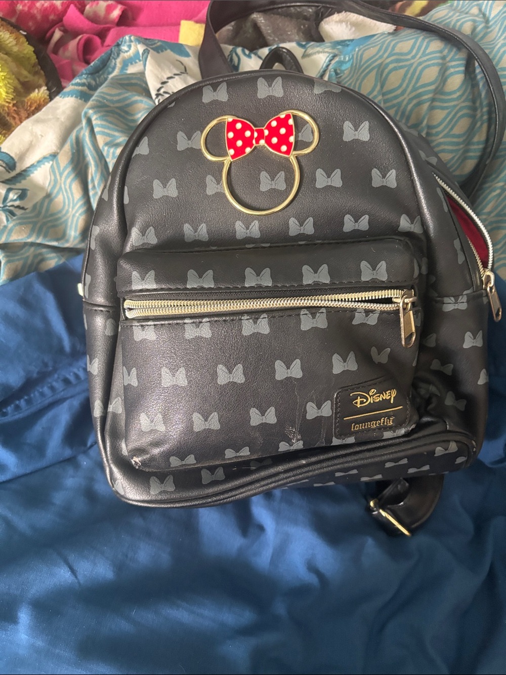 Minnie Mouse soft tag backpack